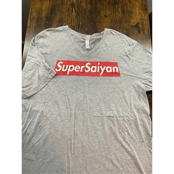 Gym graphic Tshirt with wording “ SuperSaiyan” size XL - Picture 3 of 10
